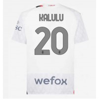 AC Milan Pierre Kalulu #20 Vonkajší futbalový dres 2023-24 Krátky Rukáv